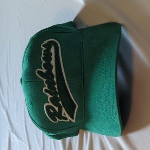 Vintage university of Hawaii fighting rainbow strap back hat.